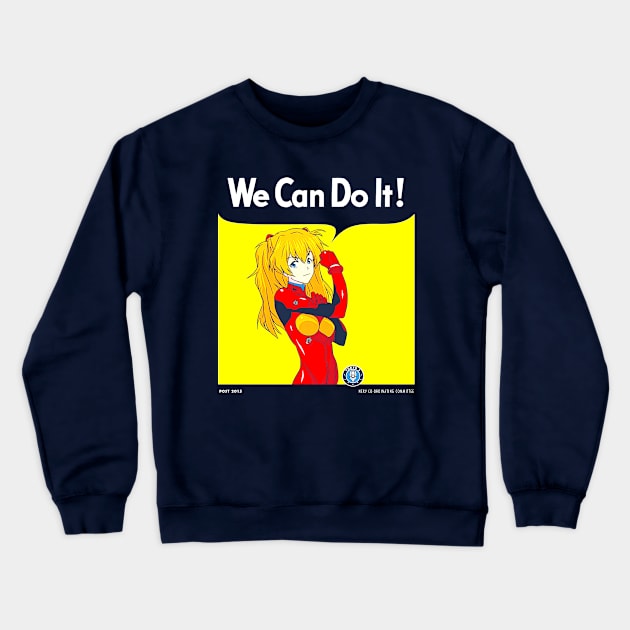 We can do it Shinji Crewneck Sweatshirt by CoinboxTees